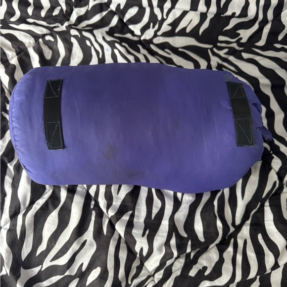 REI, down sleeping bag, purple/blk, xlnt - Picture 7 of 9